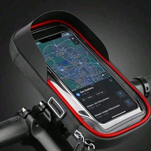 Soporte de teléfono impermeable de TPU con visera